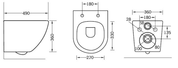 SHORT Rimless White Set - Image 2