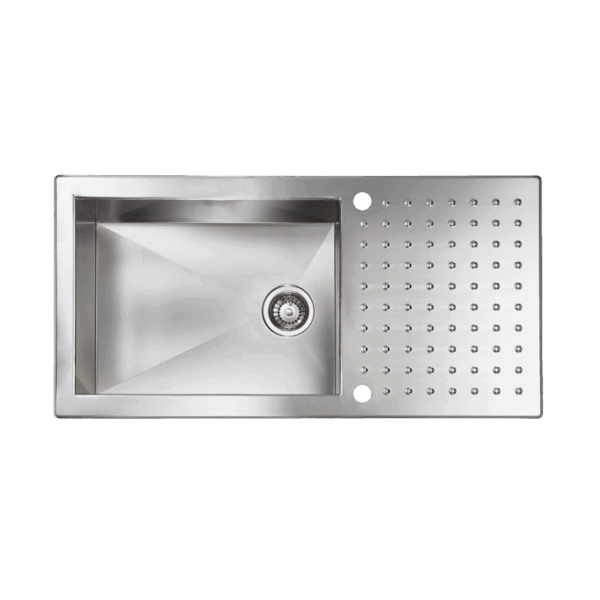STAINLESS STEEL 10906 ΡUΝΤΟ QUΑDRΑ (100Χ50) SANITEC