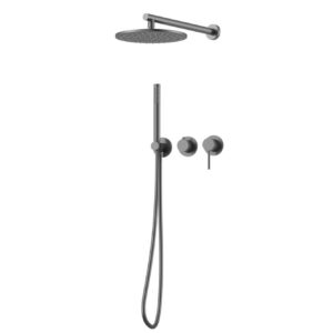 Deco εντοιχισμένη μπαταρία ντους 2 εξόδων