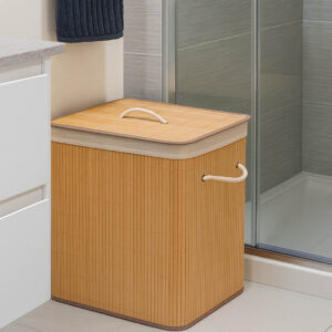 Kαλάθι Απλύτων Ψάθινο Ορθογώνιο