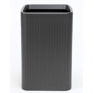 Kάδος Απορριμμάτων 10 LT Πλαστικός Μαύρος Τετράγωνος