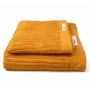 Σετ 2 Τεμάχιων Βαμβακερές Πετσέτες Μπάνιου Πορτοκαλί