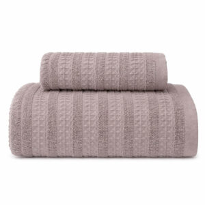 Σετ 2 Τεμάχια Βαμβακερές Πετσέτες Μπάνιου Γκρι