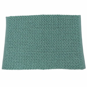 Πατάκι Μπάνιου Ιδιαίτερη Τιρκουάζ Πλέξη 50x80cm