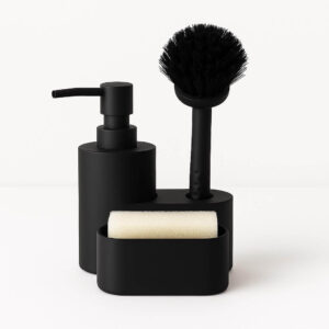 Σετ Kουζίνας Dispencer Bούρτσα Kαι Σφουγγάρι 17x13x11cm